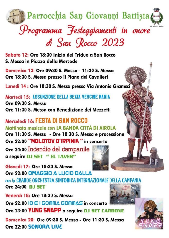 Festa di San Rocco 2023