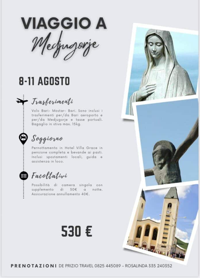 Viaggio speciale a Medjugorje: un'esperienza spirituale con De Prizio Travel