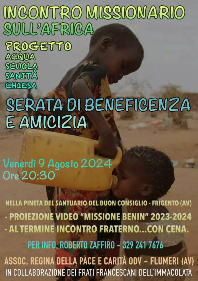 Nell'immagine, due bambini africani sono raffigurati in un momento di condivisione. Uno dei bambini, con un'espressione dolce e attenta, tiene in mano un contenitore, e sta versando dell'acqua all'altro bambino.